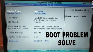 HOW TO ENABLE F12  BOOT MENU ? Toshiba how to setting tha system boot