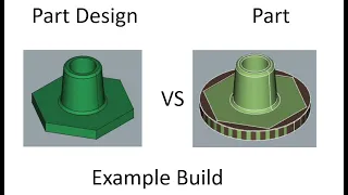 FreeCAD Part vs Part Design 2