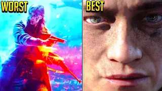 BATTLEFIELD WORST TO BEST REVEAL TRAILERS - BF (BF42, BF1, BF3, BF4, BV5 Ranking)