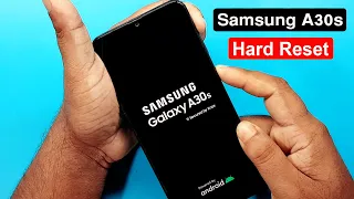 Samsung Galaxy A30s Hard Reset / Wipe All Data / Remove Screen Lock Android 11 / SM-A307F Hard Reset