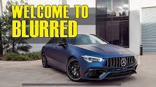 Wrapping 2020 Mercedes-AMG CLA45 S at BLURRED - Design | Sign | Wrap company in Melbourne