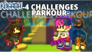 Kogama- - 4 CHALLENGES PARKOUR -