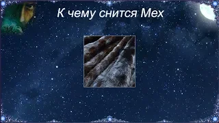 К чему снится Мех (Сонник)