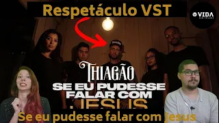 Rockeiros reagem - Se Eu Pudesse Falar com JESUS - Thiagão - Respetáculo Vida Sem Trilhos REACT VST