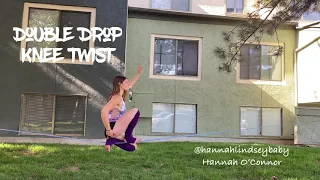 Double Drop Knee Twist and Butterfly Pose Slackline Tutorial