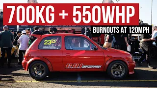 Nissan Micra with an SR20, Making Almost 10x Its Stock Power