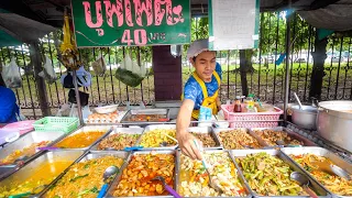 $1.29 Buffet Bangkok - ALL YOU CAN EAT Thai Street Food in Thailand!