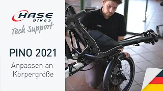 Tandem anpassen an Körpergröße | PINO 2021 | Tech Support | HASE BIKES