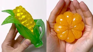 실리콘테이프로 🌽옥수수와 🍊귤 말랑이 만들기 (DIY Corn and Orange Squishy with nano tape)