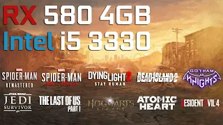 RX 580 - i5 3330 - 16GB RAM in 2023 - Test in 10 Games