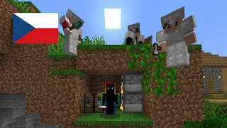 Minecraft Speedrunner VS 3 Hunters ODVETA