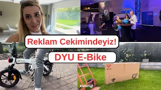 Reklam Cekiminden Goruntuler! Yeni E-bike! DYUCYCLE! Yeni Mobilyalar! Pazar Mesaisi!#hollanda#vlog