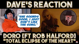 Dave's Reaction: Doro Ft Rob Halford — Total Eclipse Of The Heart