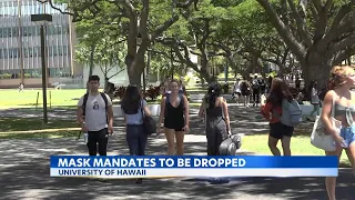 Mask mandates to be dropped at University of Hawaii campuses