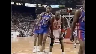 Dennis Rodman Defense on Michael Jordan - 1990 NBA ECF