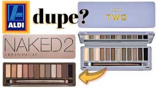 Did Aldi Dupe Urban Decay? | Lacura Naturals Two  vs. Urban Decay Naked 2 Swatches & Demo