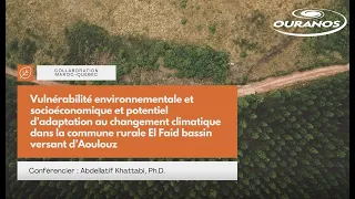 Vulnérabilité et potentiel d’adaptation au changement climatique dans une commune rurale du Maroc