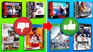 MADDEN NFL games from worst to best [1988 - 2020]