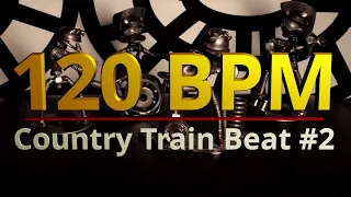 120 BPM - Country Train Beat #2 - 4/4 Drum Beat - Drum Track