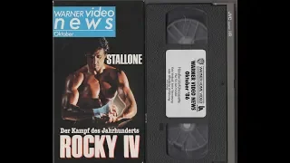 Warner Video News - Oktober 1986 VHS (Stallone, Dolph Lundgren, Kevin Costner, Al Pacino, Elvis)