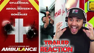 Ambulance *TRAILER REACTION* Jake Gyllenhaal ; Yahya Abdul-Mateen II ; Michael Bay