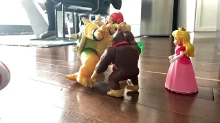 Mario movie stop motion finale battle