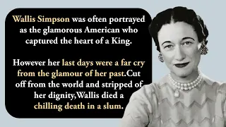 The HORRIFIC Death of Wallis Simpson