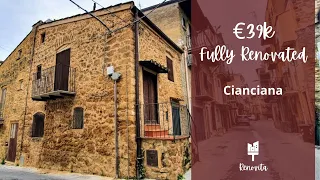 Tour - €39K Fully Renovated Home in Cianciana, Sicily