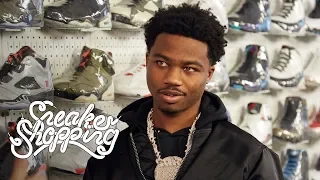 Roddy Ricch Goes Sneaker Shopping With Complex