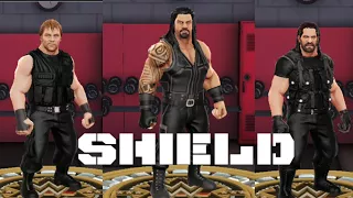 All moves of The Shield in WWE Mayhem 2018 [ Reigns,Rollins,Ambrose]