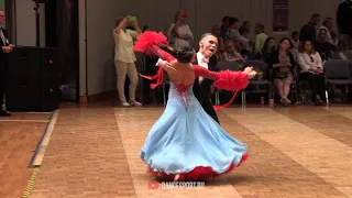 Leonid Alexandrin - Alena Matiukhina RUS | Slow Foxtrot | GOC Junior II Standard 2019