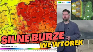 SILNE BURZE we wtorek. ULEWNY DESZCZ i możliwy grad. WIĘCEJ DESZCZU od czerwca. 150-250 l/m² w DE.