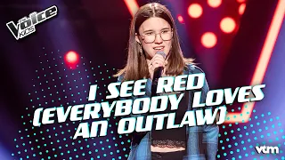 Marieke - 'I See Red (Everybody Loves An Outlaw)' | Blind Auditions | The Voice Kids | VTM