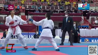 Female Individual Kumite -61kg Quarter Finals: Philippines vs Laos | SEA Games 2022 Karate