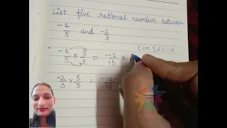 Find five rational number between two rational number #class 7 #maths #rationalnumbers  #chapter9