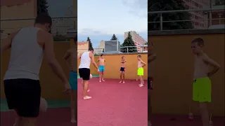 Kids react crazy on my football skills 😍😱🇵🇱 #shorts #poland #viral
