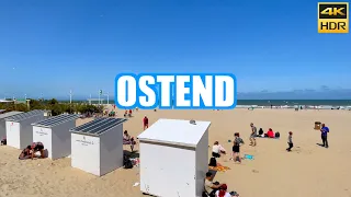Ostend Belgium 2023 🇧🇪 Walking tour ☀️ 4K HDR