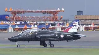 Royal Navy Hawks (T1) depart PIK as a pair - Joint Warrior 21-1 [4K/UHD]