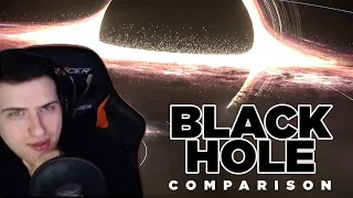 Hellyeahplay смотрит: BLACK HOLE Size COMPARISON 🌌