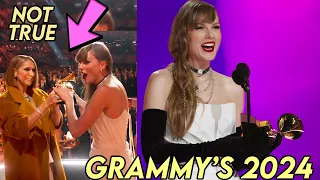 Proof Taylor Swift DID NOT Snub Celine Dion | 2024 Grammy Speech Reaction