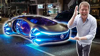 The MOST INSANE CAR to Ever Drive in Hollywood! Finding the Mercedes Vision AVTR