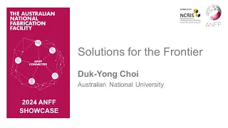 Solutions for the Frontier: Duk-Yong Choi