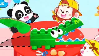 Baby Panda Animal Puzzle | Funny Diy Animals | Babybus Game Video