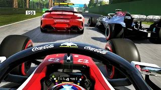 IMOLA FOR THE FIRST TIME! INTENSE RACE & A SAFETY CAR! - F1 2021 MY TEAM CAREER Part 42