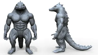 Creature Sculpting in Zbrush from Concept Art (Zbrush Complete tutorial) Part-1