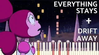 Everything Stays/Drift Away - Spinel | Piano Tutorial (Synthesia)