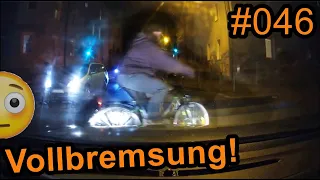 Vollbremsung, seltsame Unfälle, Mini-Road-Rage & lebensmüde Radfahrer | #GERMANDASHCAM 046