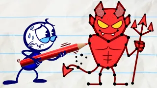 Drop It Like It's DOT And More Pencilmation! | Animation | Cartoons | Pencilmation