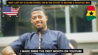 I Moved from the USA to Visit Ghana For the first Time , I was making over $120,000 cutting hair