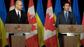 Trudeau announces new military aid, bilateral agreements during Ukraine PM's visit